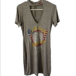 Nwt GUESS Maryam Graphic T-Shirt Dress